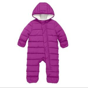 Like New Primary Baby Parka Puffer Suit 6-12m Boysenberry